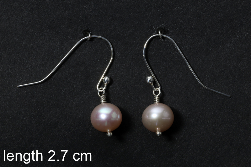 Pearl/ss earrings